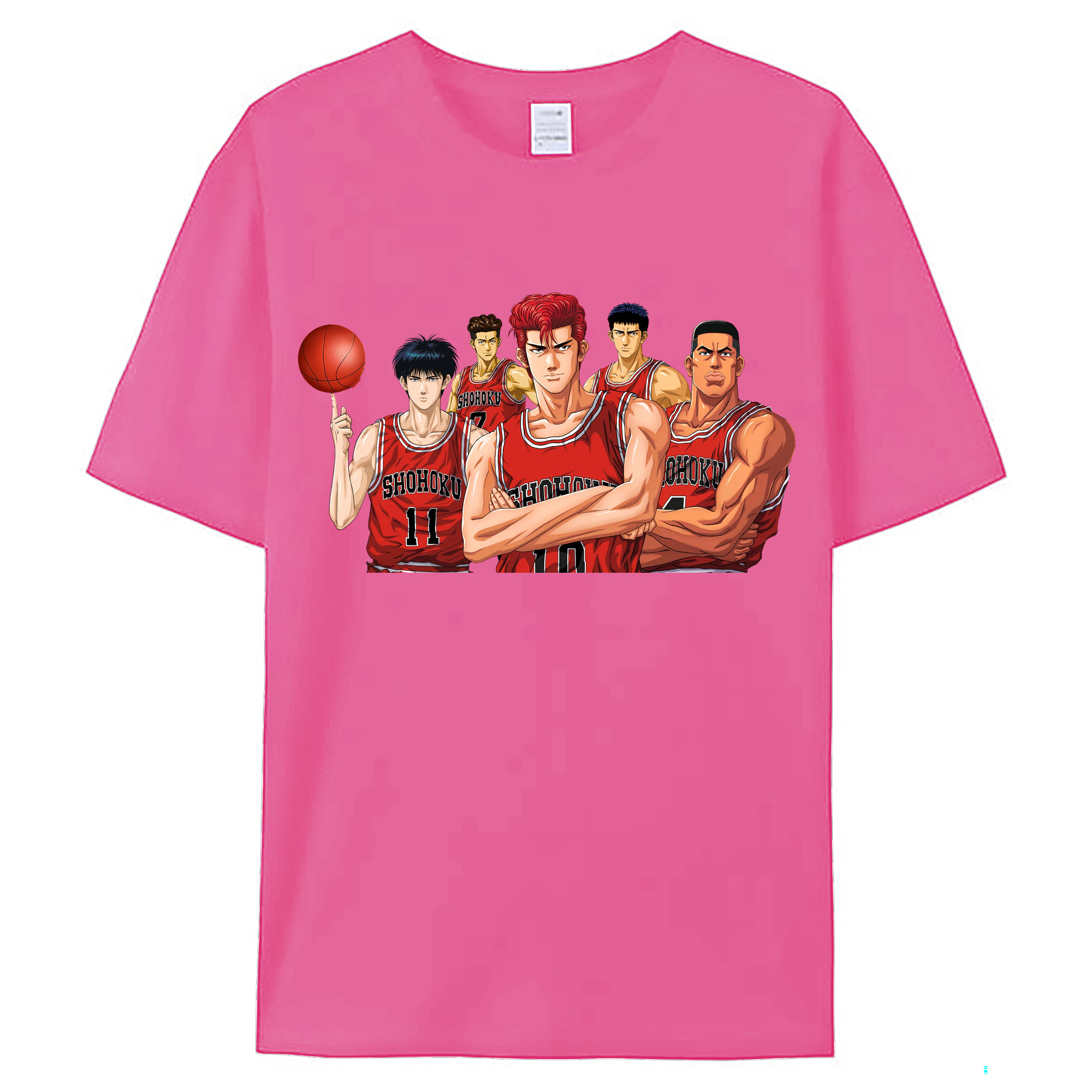 （画像用） SLAM DUNK／スラムダンク レディースカジュアルプリントTシャツ（綿100％）
